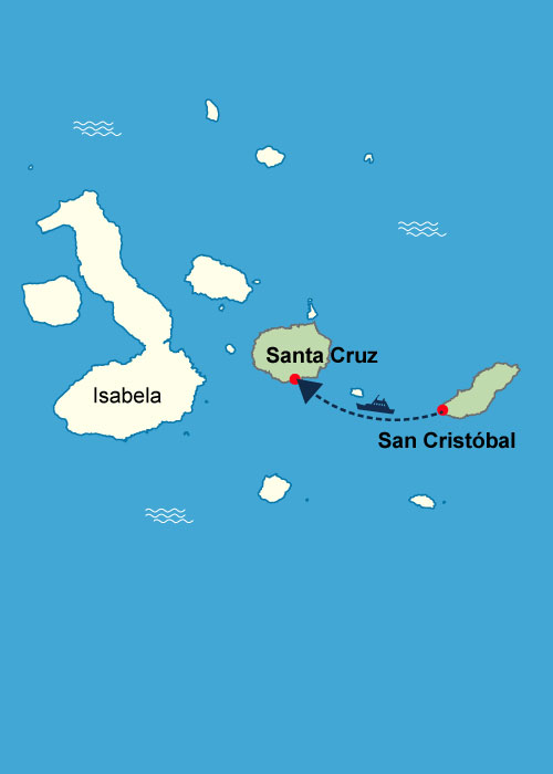 San Cristóbal → Santa Cruz