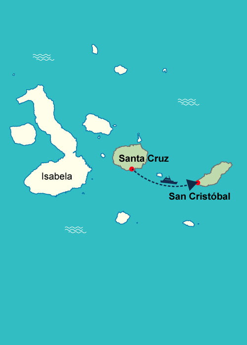 Santa Cruz → San Cristóbal