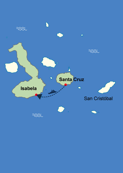 Santa Cruz → Isabela